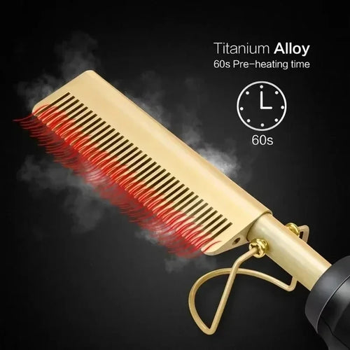 2-in-1 Heated Hair Styling Brush