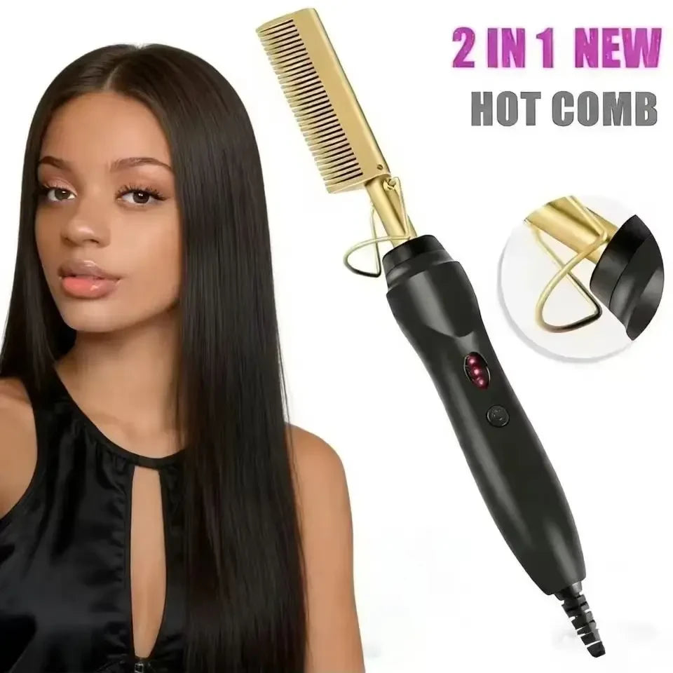 2-in-1 Heated Hair Styling Brush