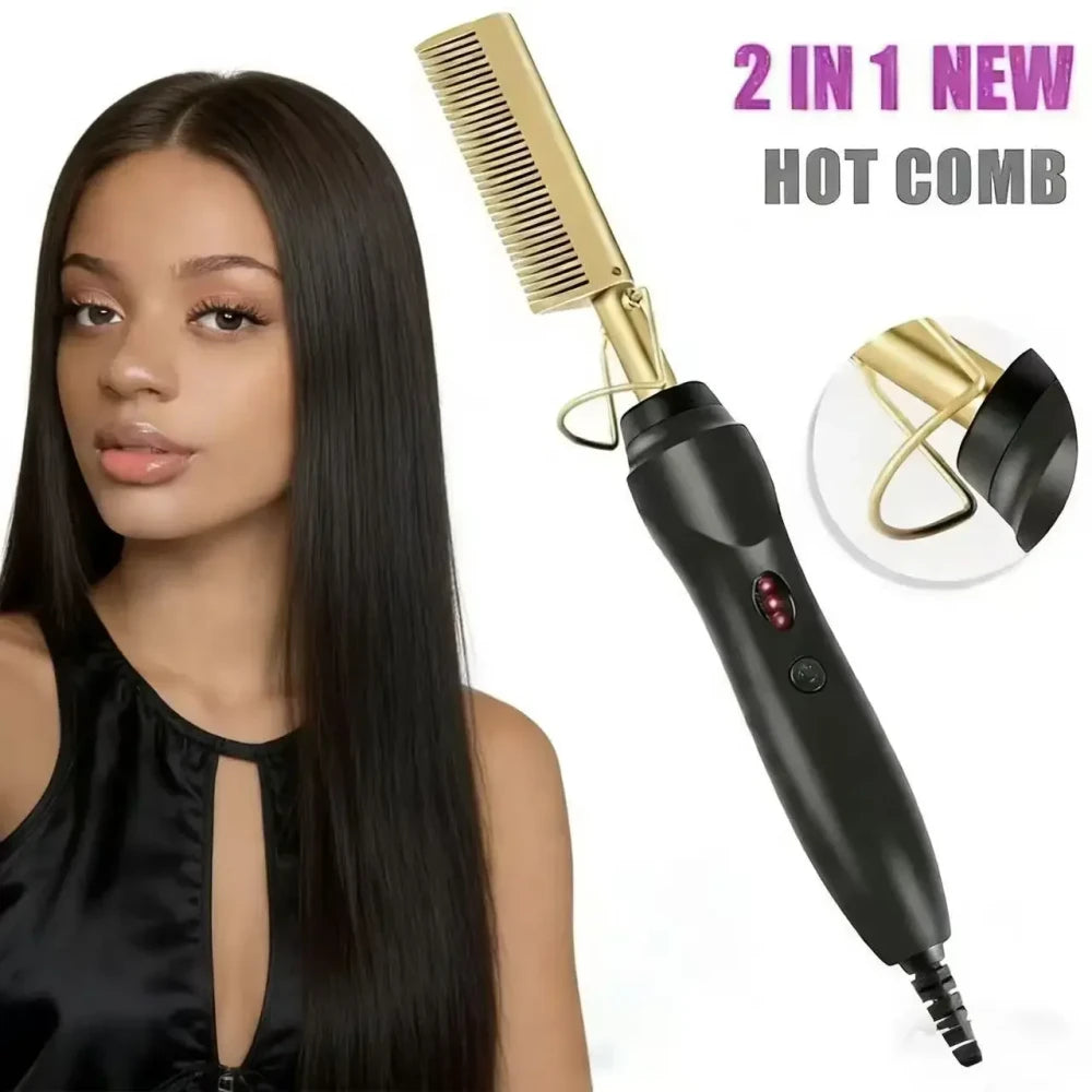 2-in-1 Heated Hair Styling Brush